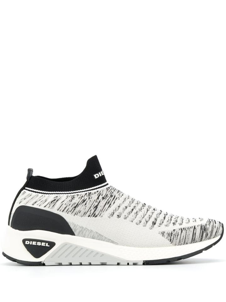 Diesel S-kb Athl Sock Ii Sneakers - Black