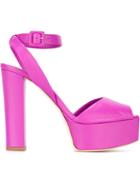 Giuseppe Zanotti Design Betty Platform Sandals, Women's, Size: 37, Pink/purple, Leather