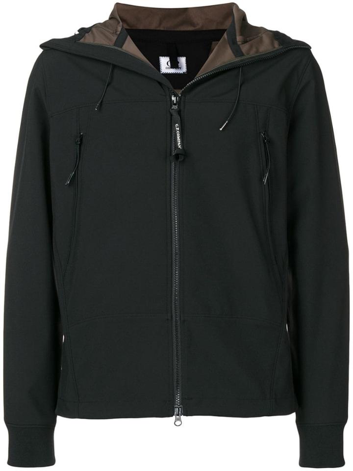 Cp Company Zipped Goggles Jacket - Black