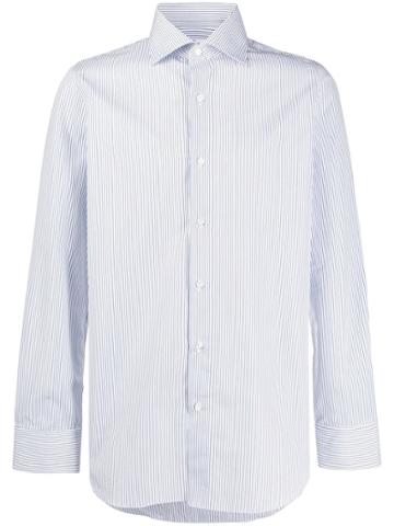 Finamore 1925 Napoli Striped Shirt - White