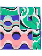 Emilio Pucci Copacabana Print Silk-twill Scarf - Green