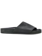 Peter Non Flat Heel Sandals - Black