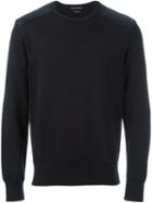 Alexander Mcqueen Skull Patch Sweatshirt, Men's, Size: Medium, Black, Cotton/leather