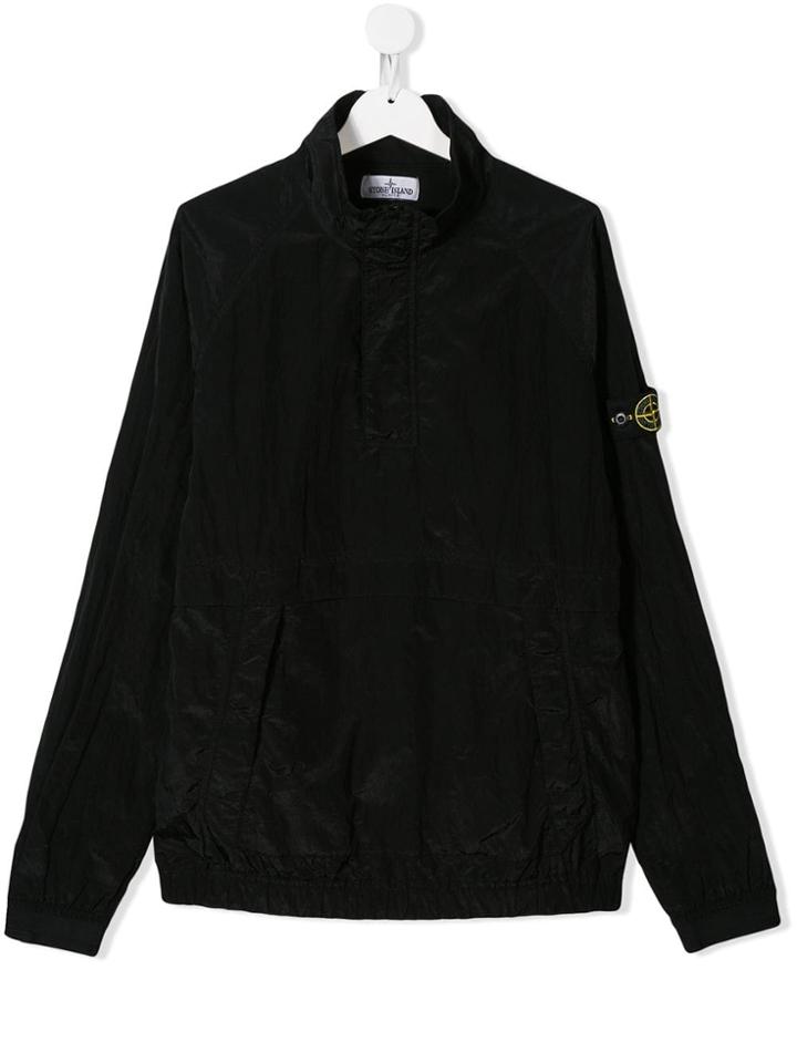 Stone Island Junior Teen Military Jacket - Black