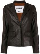 S.w.o.r.d 6.6.44 Leather Blazer Style Jacket - Brown