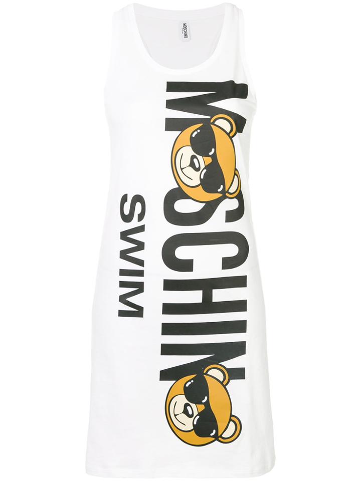 Moschino Moschino Swim Tank Dress - White