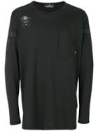Stone Island Shadow Project Printed Long Sleeve Top - Black