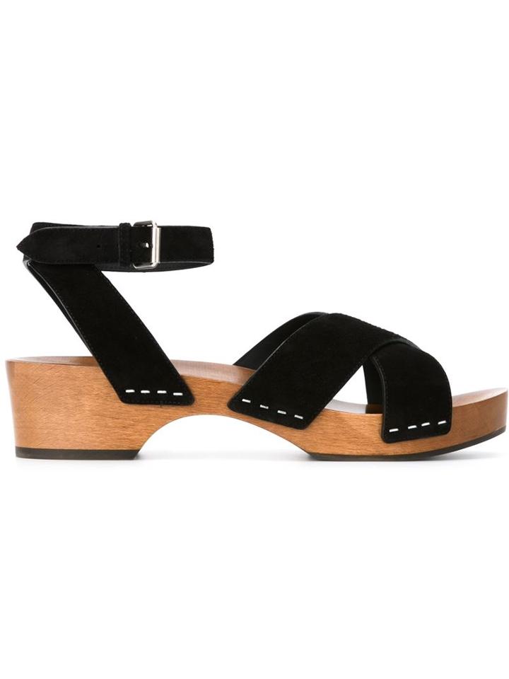 Saint Laurent Flat Platform Sandals