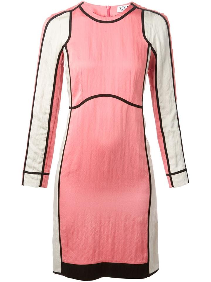 Sonia Rykiel Panelled Shift Dress