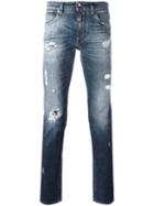 Dolce & Gabbana - Distressed Jeans - Men - Cotton/spandex/elastane - 54, Blue, Cotton/spandex/elastane