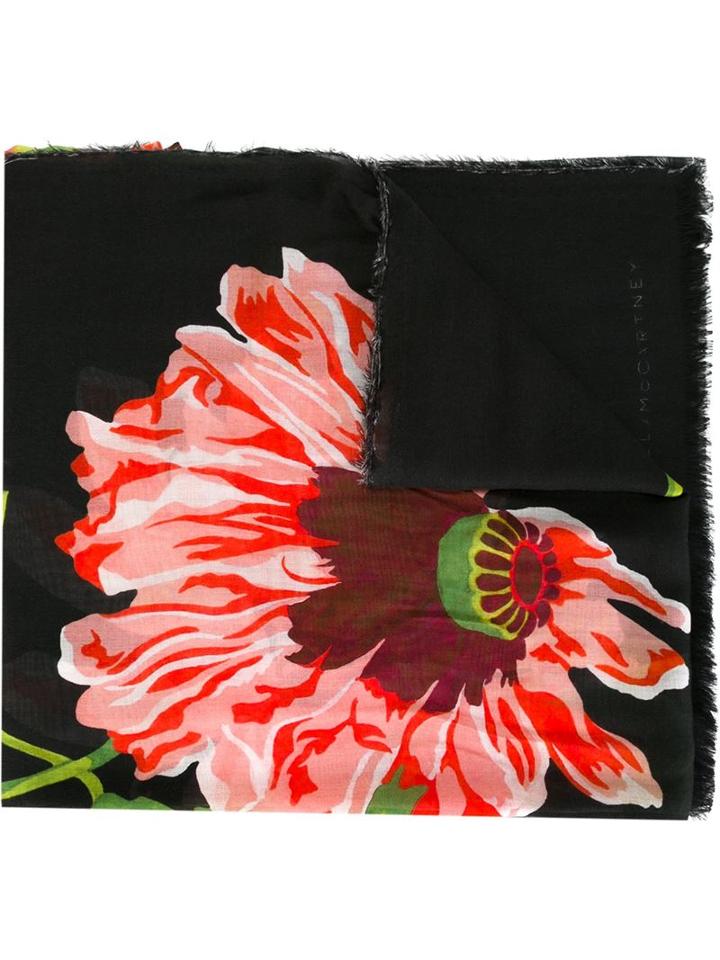 Stella Mccartney Poppy Print Scarf