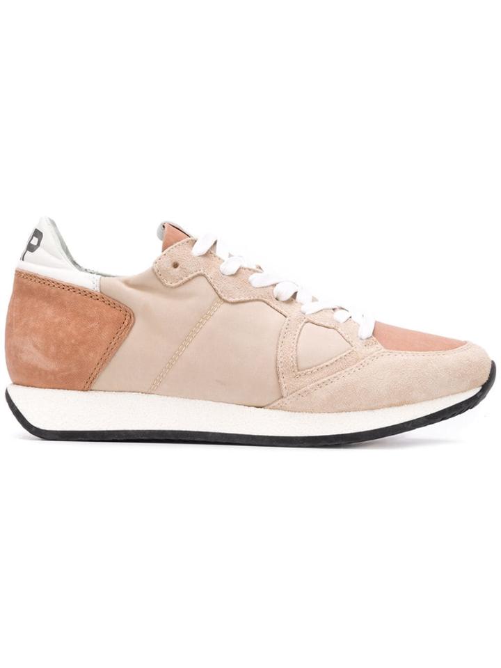 Philippe Model Monaco Vintage Sneakers - Neutrals