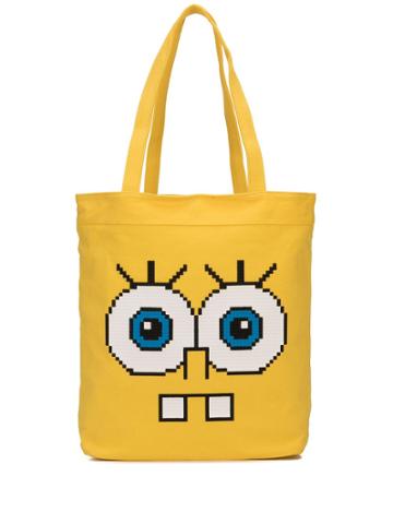 Mostly Heard Rarely Seen 8-bit Snaggle Teeth Tote - Yellow
