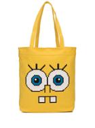 Mostly Heard Rarely Seen 8-bit Snaggle Teeth Tote - Yellow