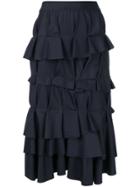 Erika Cavallini Colour Block Skirt - Green