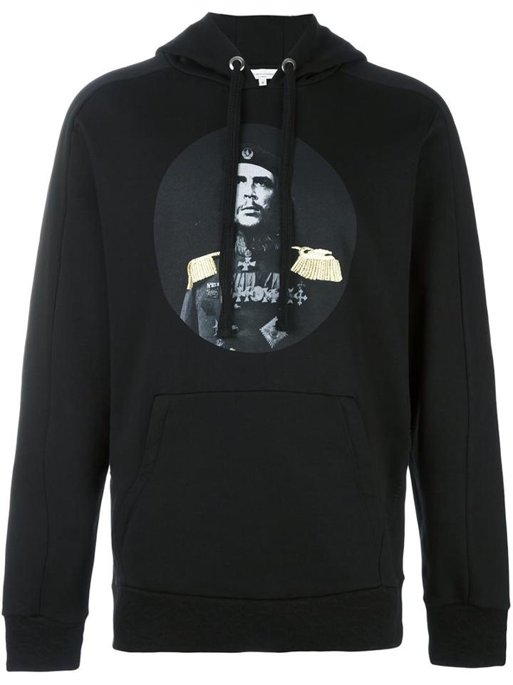 Les Benjamins Che Guevara Print Hoodie, Men's, Size: Small, Black, Cotton