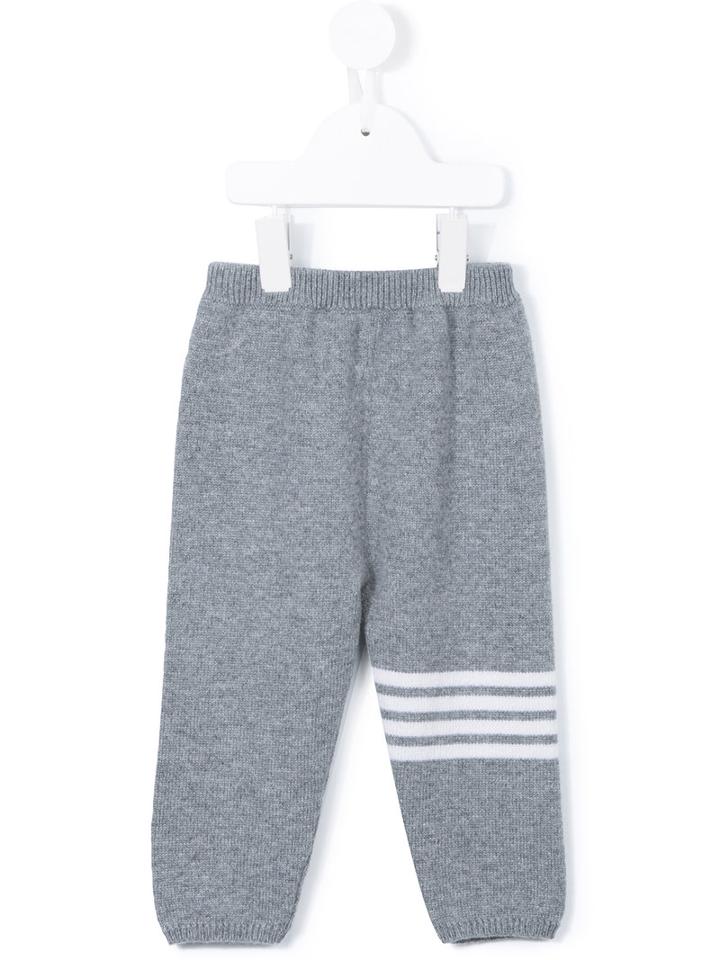 Thom Browne Kids - Knitted Trousers - Kids - Cashmere - 18-24 Mth, Grey