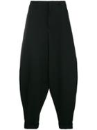 Comme Des Garçons Homme Plus Drop Crotch Trousers - Black