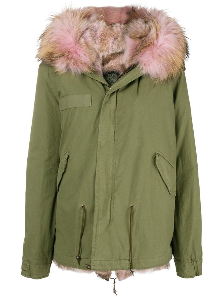 Mr & Mrs Italy Loose Fitted Parka Coat - Green