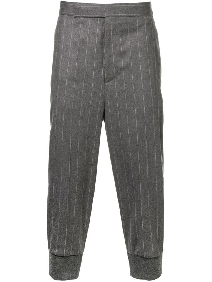 Neil Barrett Pinstriped Tailored Cropped Trousers - Unavailable