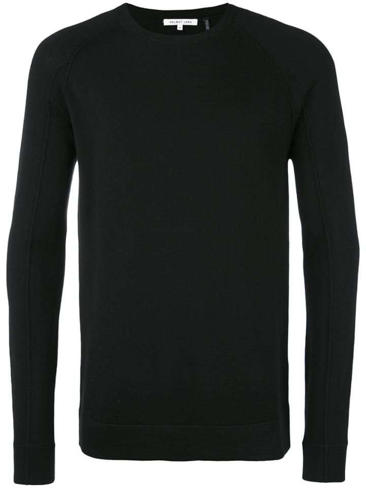 Helmut Lang Crew Neck Jumper - Black