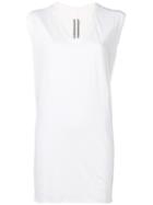 Rick Owens V-neck Tank - White