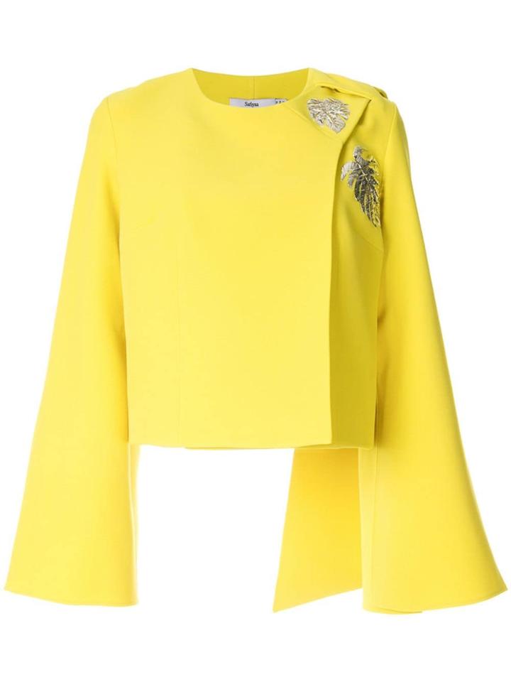 Safiyaa London Chartreuse Formal Jacket - Yellow