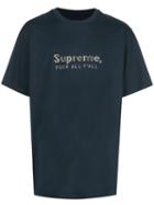 Supreme Gold Bars T-shirt - Blue