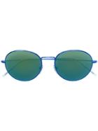 Gosha Rubchinskiy Round Frame Sunglasses - Blue