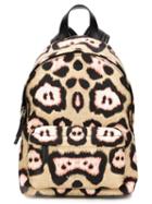 Givenchy Leopard Print Backpack, Nude/neutrals, Nylon/leather