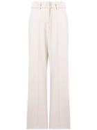 Cambio Wide Leg Trousers - Brown