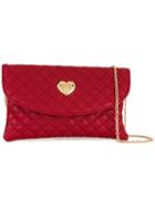Love Moschino Quilted Envelope Clutch Bag, Women's, Black