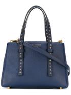 Marc Jacobs - 'mini T' Tote Bag - Women - Lamb Skin/metal - One Size, Blue, Lamb Skin/metal