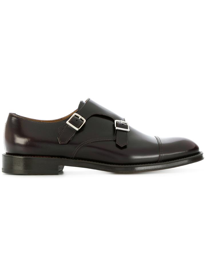 Doucal's Testa Moro Derby Shoes - Red