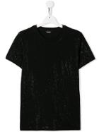 Diesel Kids Teen Studded T-shirt Dress - Black