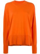 Mm6 Maison Margiela Round Neck Sweater - Yellow & Orange