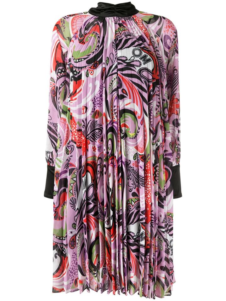 Romance Was Born Paisley Om Tie Dress - Purple