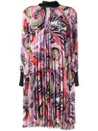 Romance Was Born Paisley Om Tie Dress - Purple