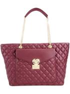 Love Moschino Quilted Shoulder Bag, Women's, Red, Polyurethane
