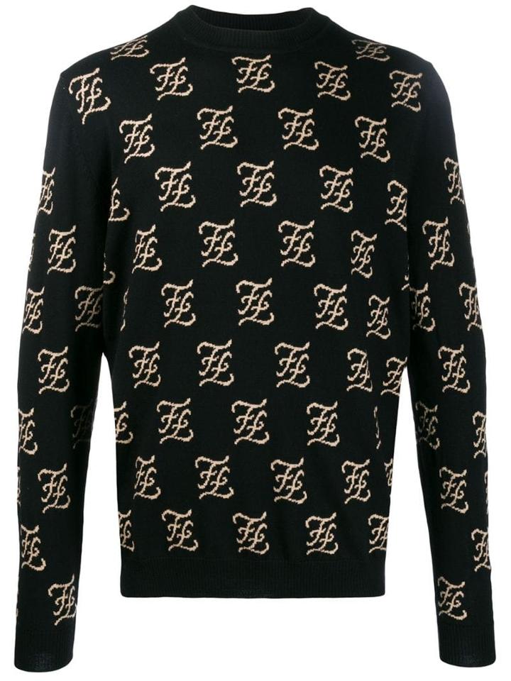 Fendi Karligraphy Jumper - Black
