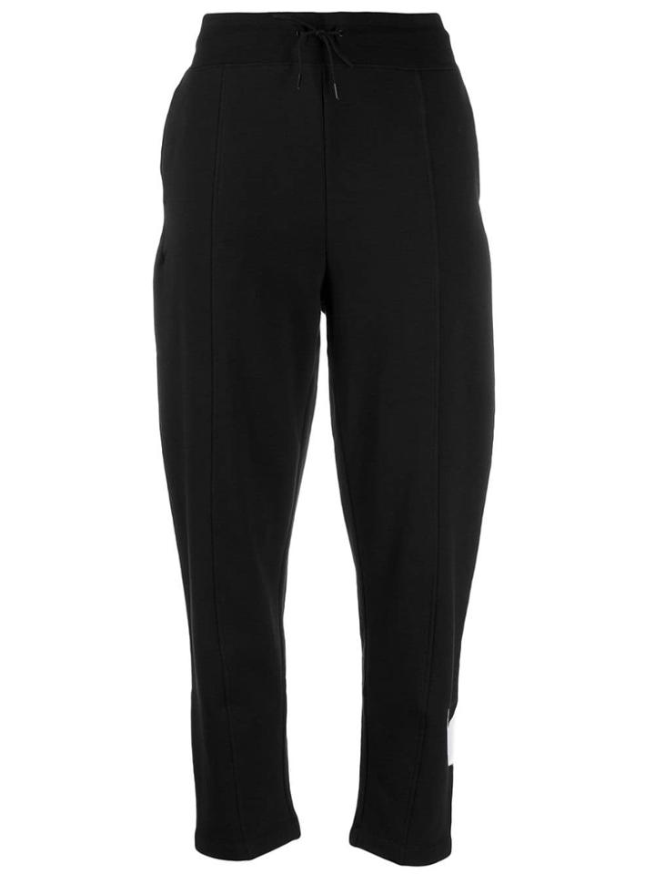 Nike Swoosh Detail Track Pants - Black