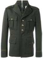 Maison Margiela Military Inspired Jacket, Men's, Size: 48, Green, Wool/cotton/viscose