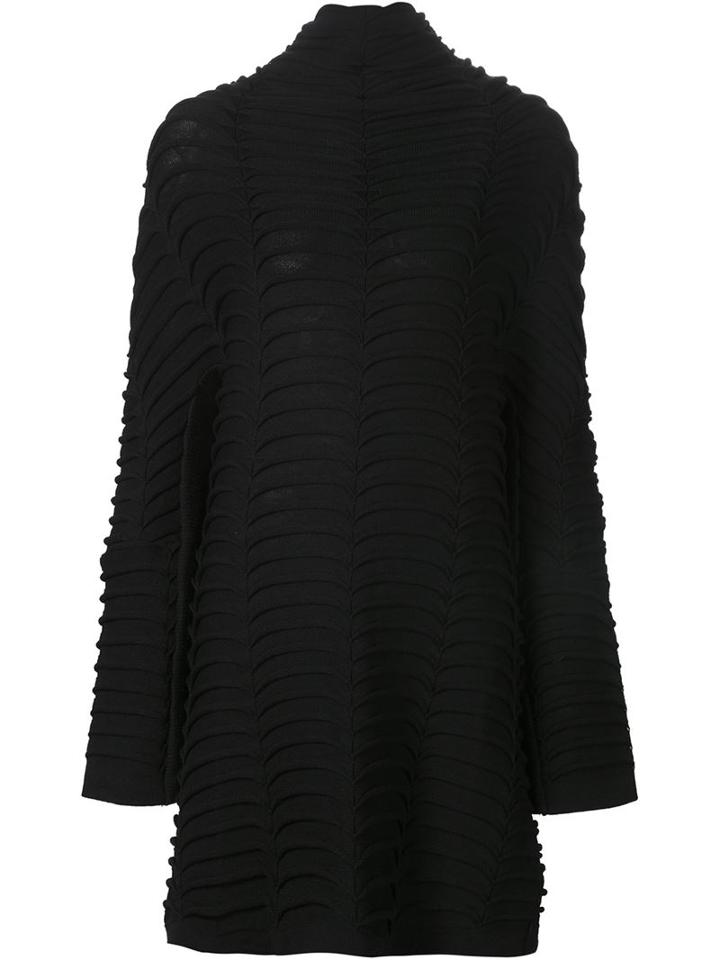 Strateas Carlucci Knit Armour Dress, Women's, Size: Large, Black, Merino