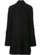 Strateas Carlucci Knit Armour Dress, Women's, Size: Large, Black, Merino