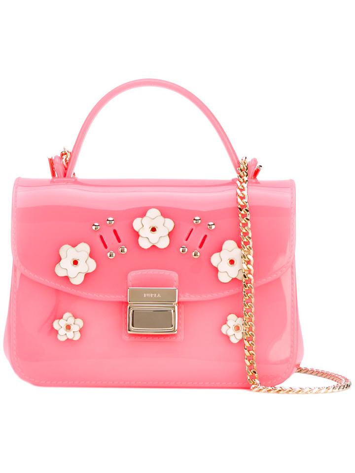 Furla - Flower Patch Crossbody Bag - Women - Pvc/plastic - One Size, Pink/purple, Pvc/plastic