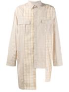 Jw Anderson Long Sleeves Asymmetric Shirt - Neutrals