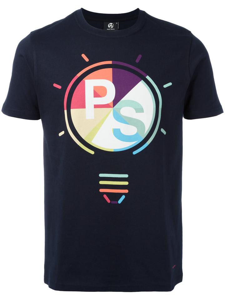 Ps By Paul Smith - Print T-shirt - Men - Cotton - Xl, Blue, Cotton