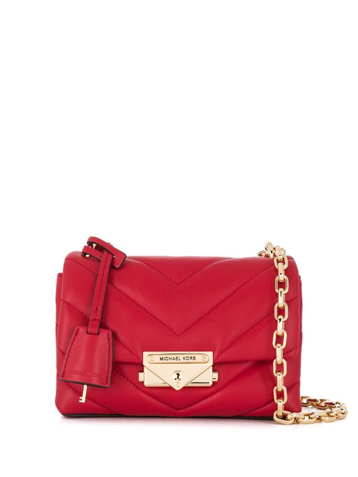 Michael Michael Kors Cece Quilted Shoulder Bag - Red