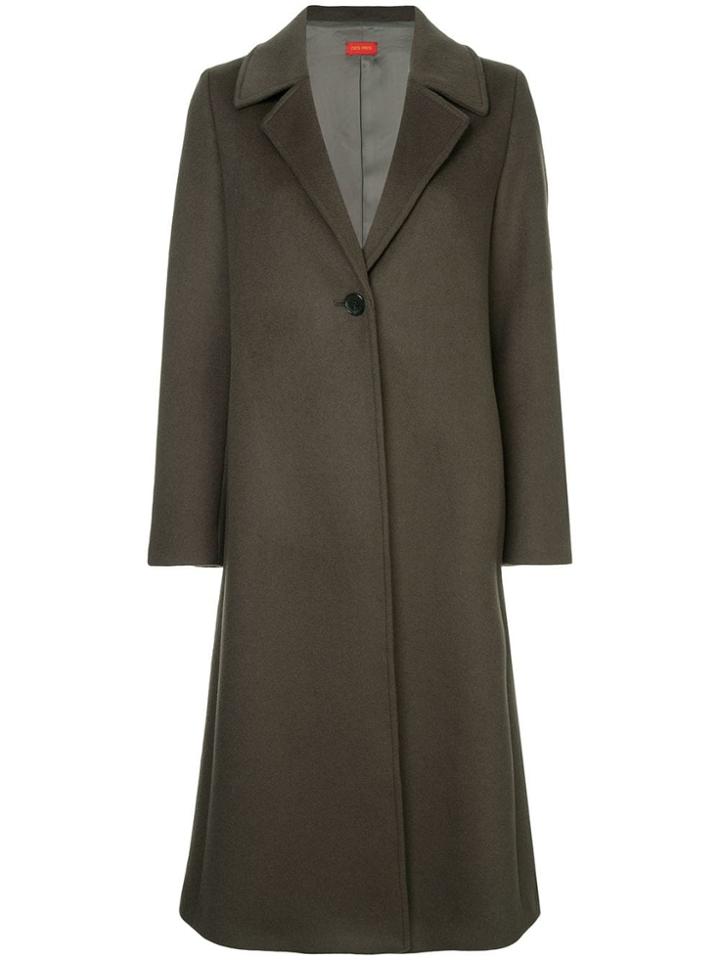Des Prés Long Winter Coat - Green