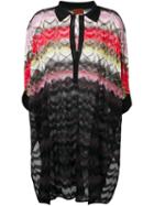 Missoni Polo Collar Knit Tunic, Women's, Size: M, Rayon